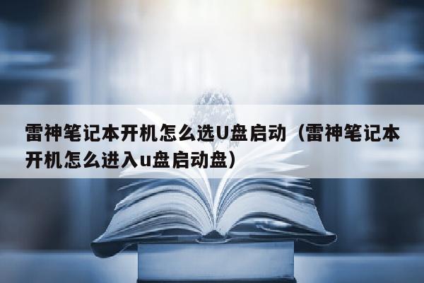 雷神笔记本开机怎么选U盘启动（雷神笔记本开机怎么进入u盘启动盘）
