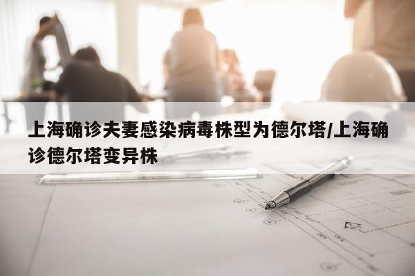 上海确诊夫妻感染病毒株型为德尔塔/上海确诊德尔塔变异株